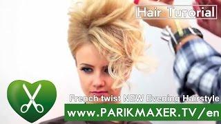 French twist NEW Evening Hairstyle parikmaxer tv usa