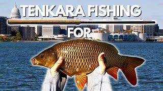 TENKARA CARP FISHING AND DRUM | Featuring the Rocky Rod | #tenkara #テンカラ #carp #flyfishing