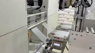 CHOVYTING economic type fresh-keeping plastic bag making machine running in Africa