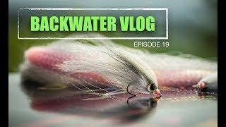 Mini Craft Fur Mullet Baitfish Fly: Backwater Vlog 19