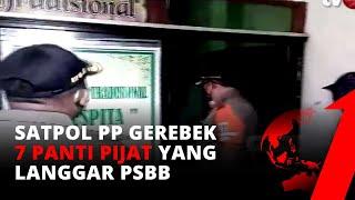 Petugas Satpol PP Tutup 7 Panti Pijat yang Langgar Aturan PSBB Transisi | tvOne