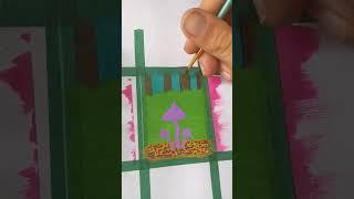 Hope the purple mushies made you smile  #gouachepainting #himigouache #tinyart #art #painting