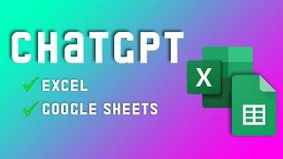 ChatGPT with EXCEL and Google Sheets #chatgpt #excel #googlesheets #openai