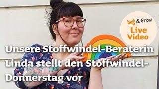 Unsere Stoffwindelberaterin Linda stellt den Stoffwindel-Donnerstag im Hug & Grow  in Berlin vor!