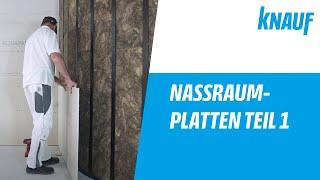 Knauf AQUAPANEL® Cement Board verarbeiten (Teil 1) – Zementplatten schneiden und biegen