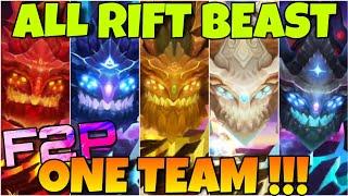 ONE F2P TEAM FOR ALL RIFT BEAST !!! SUMMONERS WAR