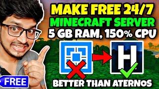 How To Make Free 24/7 Minecraft Server like ATERNOS | Best Free 24/7 Minecraft Server Hosting