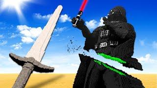 I CUT DARTH VADER IN HALF WITH A GIANT SWORD! (Teardown)