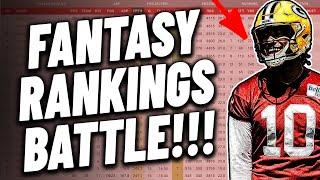 2024 Fantasy Football Rankings BATTLE | Mike Clay and John Hansen Go Head-To-Head