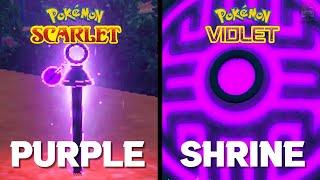 Pokemon Scarlet & Violet - All Purple Stakes & Shrine Location (Wo-Chien Legendary)