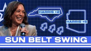 A+ Poll: Kamala Harris TAKES THE LEAD in Arizona & North Carolina