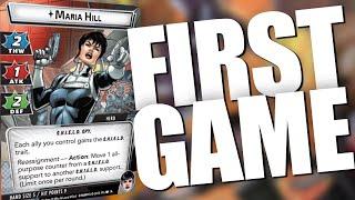 Marvel Champions: Maria Hill First Game and Impressions