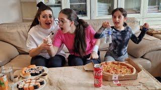 BOTTLE FLIP FOOD CHALLENGE #sistersalipour #challenge #rire