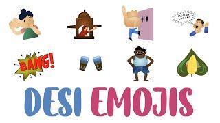 Desi Emojis We All Need & Deserve | World Emoji Day | Desimojis | Emoticons | Being Desi | Animation