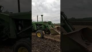 Classic John Deere 4020 plowing. #johndeere #antiquetractor #farmequipment #farming #plowing