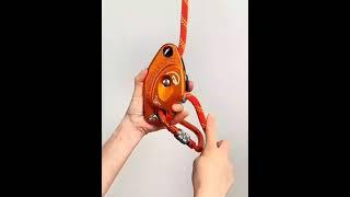 Descender Anti-Panic Rappelling Gear Belay Descending Devices Safety Climbing High-altitude Operate