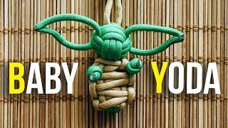 DIY BABY YODA Paracord Keychain Tutorial | GROGU |The Mandalorian