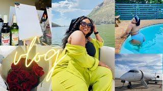 GIRLS TRIP VLOG:HARTEBEES||Villa Tour||Speed Boat||Goodie bag+PJ Party &More|South African YouTuber