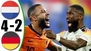 Netherlands vs Germany 4-2 - All Goals & Highlights - 2024