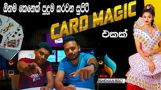 Shehan bro ft Akila karunathilaka | magic tricks | card tricks tutorial sinhala | sinhala magic