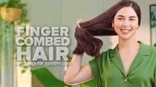 #FingerCombed smooth hair kahit gaano ka-busy with Palmolive Naturals Ultra Smooth. #GandangNatural