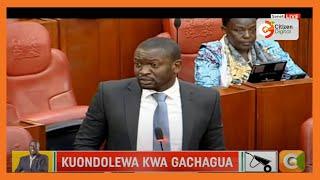 Sifuna refuses to second motion seeking to establish a committee to hear charges against Gachagua