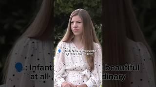 She is so cute #infanta sofia of Spain #leonora #shorts