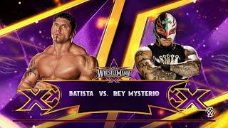 WWE 2K15 PC - Batista '03 VS Rey Mysterio [4K]