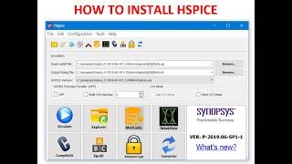 How to Install HSPICE 2019 Tool in Windows  PART-1 | Synopsys Tool | Circuit Simulator