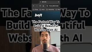 The fastest way to build a beautiful website with AI (bolt.new tutorial)