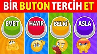 Bir Buton SEÇ !  Evet, Hayır, Belki  Asla Oyunu Part 2 🟢🟡🟣