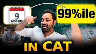 9 Months to CAT 2025 | How to start your CAT preparation | Daily schedule for CAT