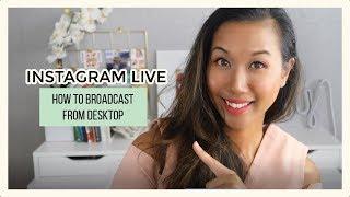 Instagram Live: How to Broadcast from Desktop with Loola.tv