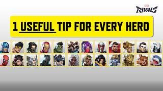 Marvel Rivals - 1 Actually Useful Tip For EACH HERO