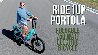 Experience The Power Of The Ride1up Portola Foldable 750 Watt Electric Bicycle!