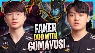 GUMAYUSI DUO WITH FAKER! - T1 Gumayusi Plays Kalista ADC vs Kai'sa! | Bootcamp 2023