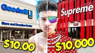 $10,000 VS $10 Hypebeast Shopping