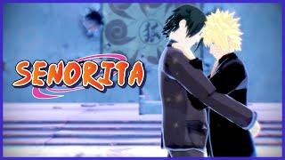 [MMD Naruto] SasuNaru-Señorita ( Motion by Fan-Tasy Ruby )