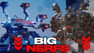 Rook & Dagon Get HUGE Nerfs… Most Popular Robots Get NERFED Down | War Robots