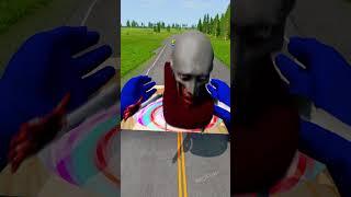 Funny Cars & Smurf Hands Slap And Portal - BeamNG.Drive