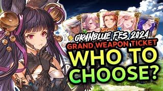【GBF】 Who to Pick in the Grand Weapon Ticket!
