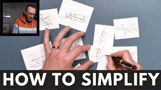 Simplify your line work - Sketching techniques