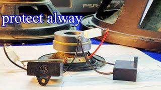 Tweeter speaker capacitor, Protection = 2 Fan Capacitor, increase treble