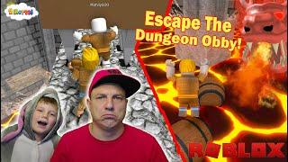 Паркурим в Escape The Dungeon Obby!