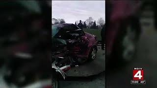 Video shows moments after deadly high-speed crash