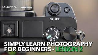 All CAMERA BUTTONS explained  Simply learn Photography for Beginners Course | Jaworskyj