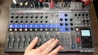 Zoom LiveTrak L-12 Digital Mixer / Recorder Overview and First Impressions Walk-through