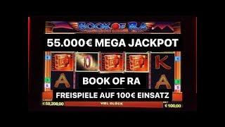 Book of Ra 50.000€ Jackpot auf 100€ Freispiele  Novoline Casino Automat Spielothek Spielhalle