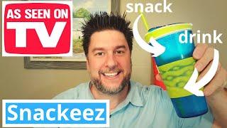 Snackeez review: as seen on TV... drink cup and snack cup in one #snackeez [217]