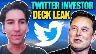 Elon Musk Twitter investor deck leak | Nik Fuller